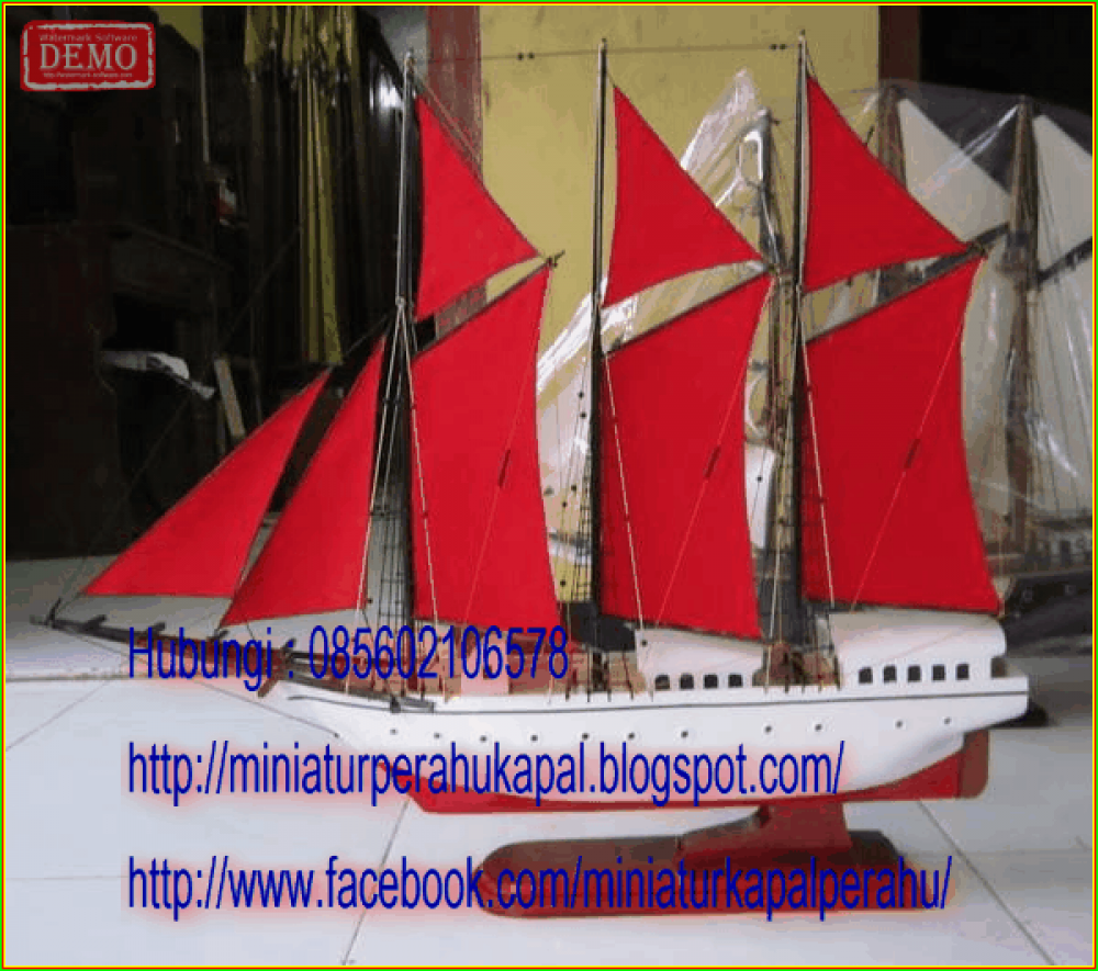 Jual Miniatur Perahu Kapal | 085602106578
